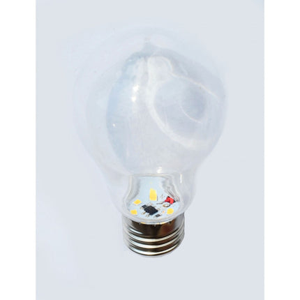 Leuchtmittel LED-Birne A60, E27, 1.5W, Kunststoff, Dimmbar, Warm Licht, für Außen
