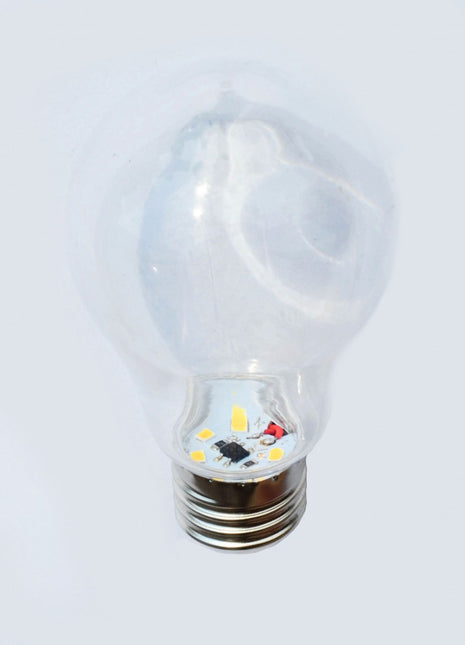 Leuchtmittel LED-Birne A60, E27, 1.5W, Kunststoff, Dimmbar, Warm Licht, für Außen