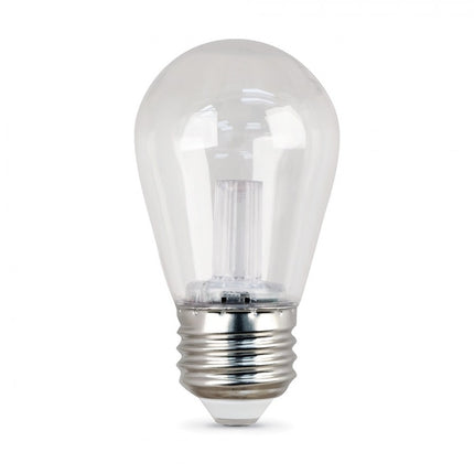 LED Leuchtmittel S14, E27, 2W, Kunststoff, Dimmbar, Warm Licht, für Außen