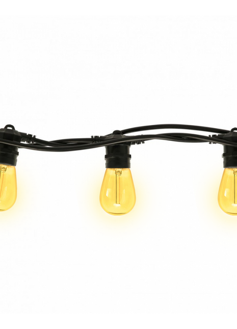 Gelb LED Leuchtmittel S14, E27, 1W, Kunststoff, Warm Licht 2200K, für Außen