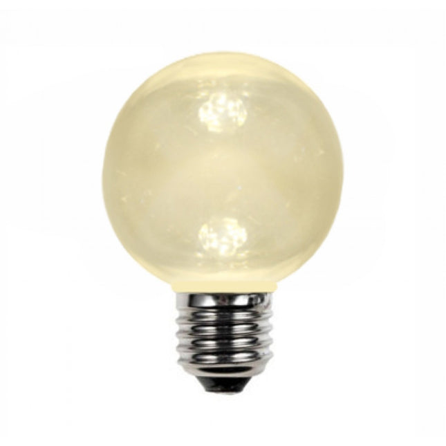 Leuchtmittel Transparent G60, E27, 3W, Kunststoff, Dimmbar, Warm Licht, für Außen