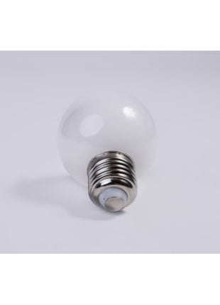 Mattweiß LED Leuchtmittel G60, E27, 3W, Kunststoff, Dimmbar, Warm Licht, für Außen