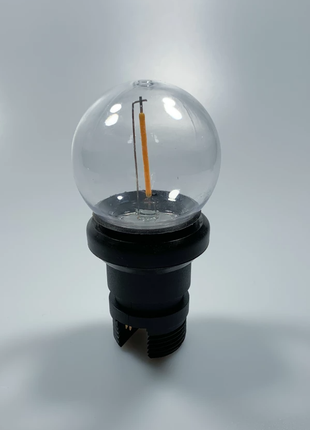 LED-Leuchtmittel G50, E27, 1W, Kunststoff, Dimmbar, Warm Licht, für Außen