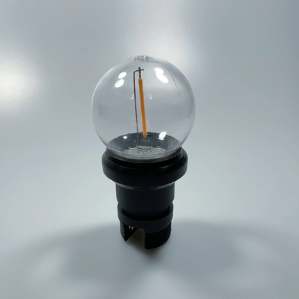 LED-Leuchtmittel G50, E27, 1W, Kunststoff, Dimmbar, Warm Licht, für Außen