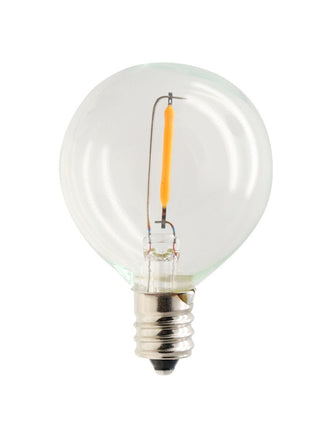 LED-Leuchtmittel G40, E12, 1W, Glas, Dimmbar, Warm Licht, für Außen