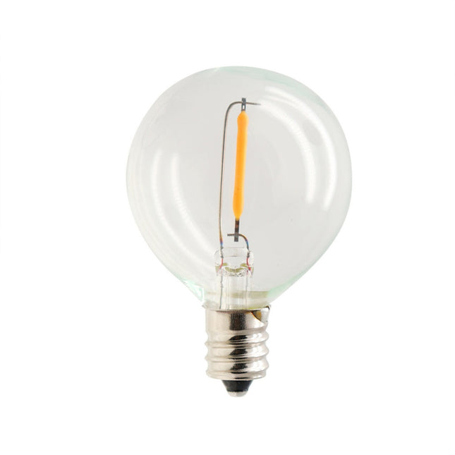 LED-Leuchtmittel G40, E12, 1W, Glas, Dimmbar, Warm Licht, für Außen