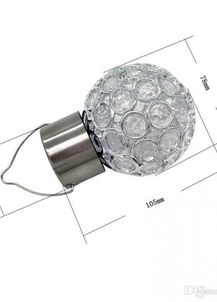 LED Solar Leuchtmittel mit Mehrfarbige Leuchten, Hängelaterne für Garten, Warm Licht, für Außen