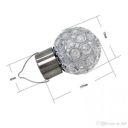 LED Solar Leuchtmittel mit Mehrfarbige Leuchten, Hängelaterne für Garten, Warm Licht, für Außen