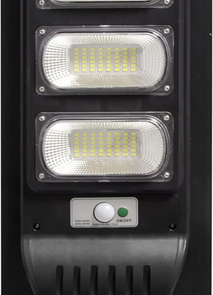 LED Solar Straßenlampe mit Bewegungsmelder und Fernbedienung 6000°K, Kaltes Licht, für Außen