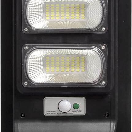 LED Solar Straßenlampe mit Bewegungsmelder und Fernbedienung 6000°K, Kaltes Licht, für Außen