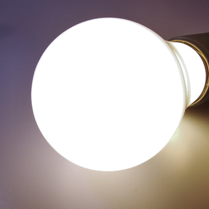 LED-Leuchtmittel Mattweiß A60, E27, 3W, Kunststoff, Warm Licht, für Außen