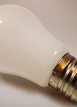 LED-Leuchtmittel Mattweiß A60, E27, 3W, Kunststoff, Warm Licht, für Außen