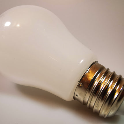 LED-Leuchtmittel Mattweiß A60, E27, 3W, Kunststoff, Warm Licht, für Außen