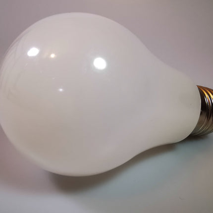 LED-Leuchtmittel Mattweiß A60, E27, 3W, Kunststoff, Warm Licht, für Außen