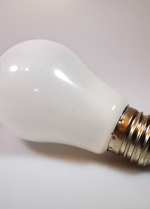 LED-Leuchtmittel Mattweiß A60, E27, 3W, Kunststoff, Warm Licht, für Außen