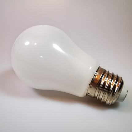 LED-Leuchtmittel Mattweiß A60, E27, 3W, Kunststoff, Warm Licht, für Außen