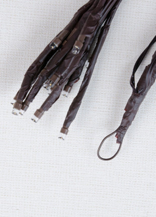 Lichtervorhang 2M mit 100 Mini-LEDs Feuerwerk, Schwarzes Kabel, Warm Licht, für Außen