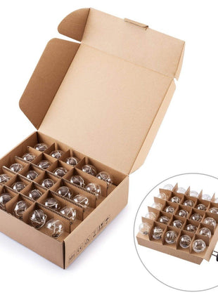 Lichterkette 8,7M mit 30 LED Lampen + 3 Geschenk, E12, Schwarzes Kabel, Warm Licht, für Außen