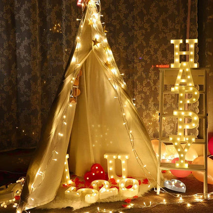 Deko Lichterkette 50M mit 400 Mini-LEDs, Durchsichtig Kabel, Warm Licht, für Außen