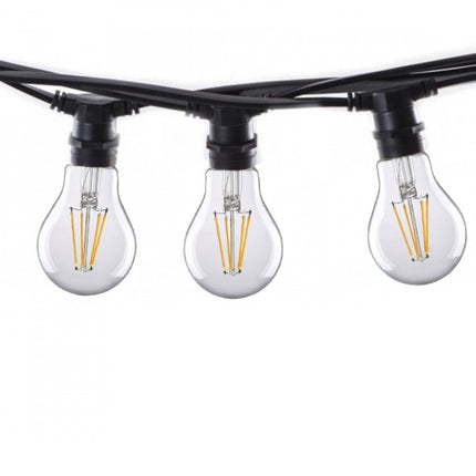 LED-Leuchtmittel A60, E27, 6W, Glas, Dimmbar, Warm Licht, für Außen