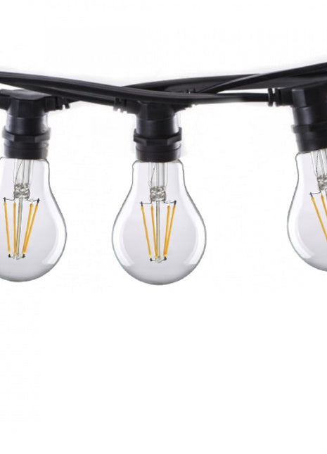 LED-Leuchtmittel A60, E27, 6W, Glas, Dimmbar, Warm Licht, für Außen