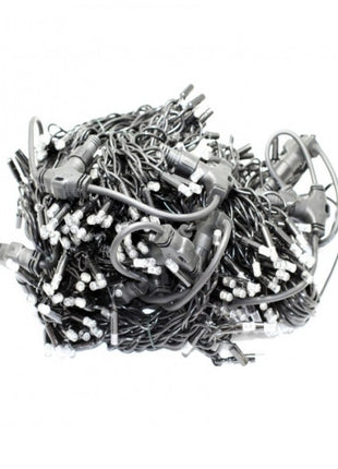 Lichtervorhang 2 × 3M mit 925 Premium-LEDs, Schwarzes Kabel, Warm Licht, Verbindbar 4M, für Außen