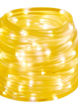 Lichterschlauch 20M mit 200 LEDs, Strombetrieben, Warm Licht, für Außen