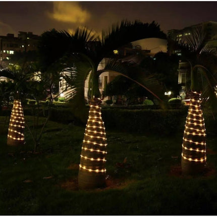 Lichterschlauch 100M mit 1000 LEDs, Röhrenlicht mit Warm Licht, Strombetrieben, für Außen