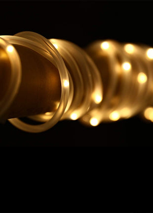 Lichterschlauch 20M mit 200 LEDs, Strombetrieben, Warm Licht, für Außen