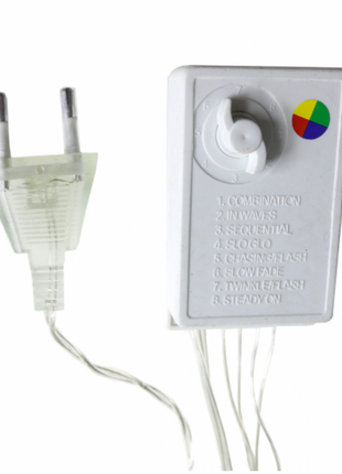 Lichtervorhang 2,5M mit 12 Sternen mit 128 LEDs, Warm Licht, Verbindbar 12,5M für Außen