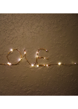 Kupferdraht Lichterkette 10M mit 100 Mini-LEDs, Warm Licht, Batteriebetrieben, für Innen