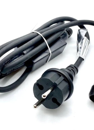 Schwarzes Netzkabel 1,5 m mit Stecker 230 V, max. 480 W, Schutzart IP67