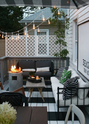 Lichterkette 15M mit 24 LED-Birnen, E27, 1W, Kunststoff, Dimmbar, Weißes Kabel mit Pendel, Verbindbar 650M, für Außen