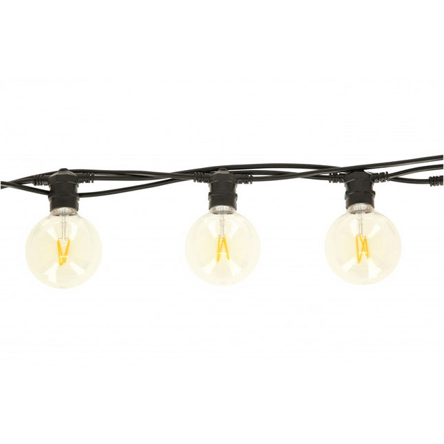 Große LED-Lampe G95, E27, 4W, Kunststoff, Dimmbar, Warm Licht, für Außen