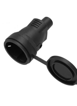 Verbindungsstecker mit Spritzwasserschutzkappe für Lichterkette, Schutzart IP44, für Außen