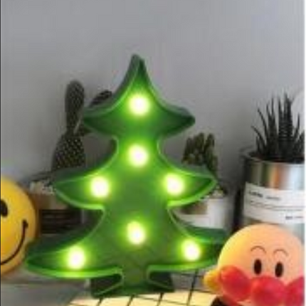Grün Beleuchtete Tannenbaum Volumetrisch Förmchen, Warm Licht, mit Batteriebetrieb