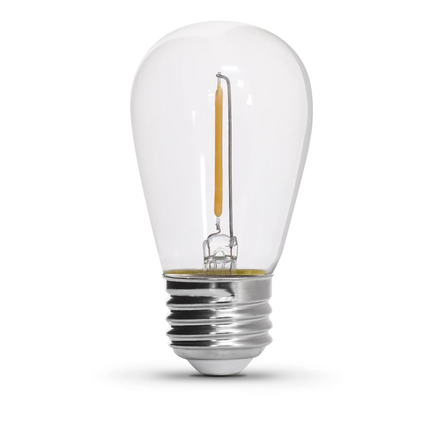 Solar Lichterkette 10M mit 20 LED-Birnen, E27, 2W, für Außen, Zusammenschaltbar