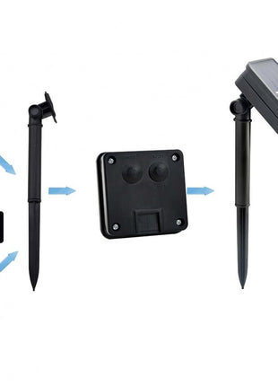 Solar Lichterkette 3M mit 20 Eiszapfen-LEDs, Warm Licht, für Außen