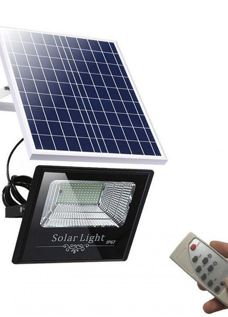 LED Solar Flutlicht 40W mit Dämmerungssensor und Fernbedienung