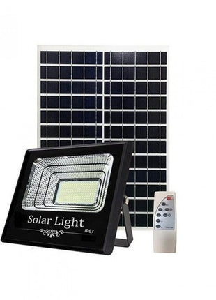 LED Solar Flutlicht 60W mit Dämmerungssensor und Fernbedienung