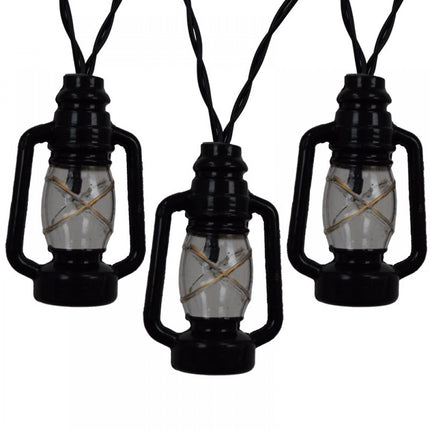 Solar Lichterkette 3M mit 20 Laternen-LEDs, Dunkelgrün Kabel, Warm Licht, für Außen