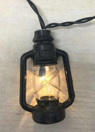 Solar Lichterkette 3M mit 20 Laternen-LEDs, Dunkelgrün Kabel, Warm Licht, für Außen