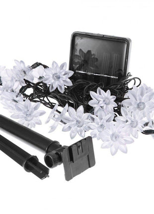 Solar Lichterkette 3M mit 20 Blumen-LEDs, Warm Licht, für Außen
