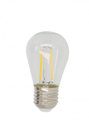 Solar Lichterkette 7,6M mit 10 + 2 Birnen LEDs Geschenk, E27 2W, Schwarzes Kabel, Warm Licht, für Außen