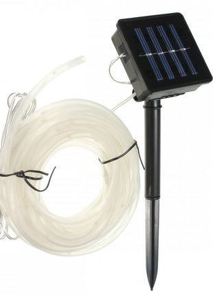 Solar Lichtschlauch Lichterkette 20M mit 200 LEDs, Warm Licht, für Außen