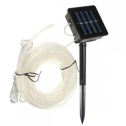 Solar Lichtschlauch Lichterkette 10M mit 100 LEDs, Warm Licht, für Außen