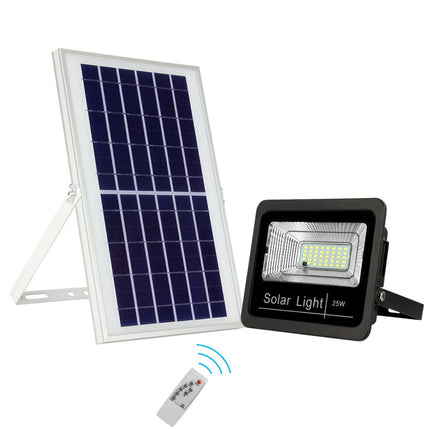 LED Solar Flutlicht 25W mit Dämmerungssensor und Fernbedienung