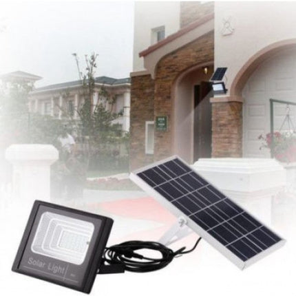 LED Solar Flutlicht 60W mit Dämmerungssensor und Fernbedienung