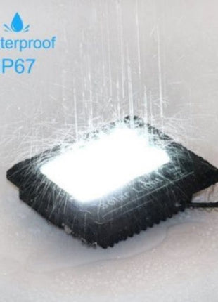 LED Solar Flutlicht 25W mit Dämmerungssensor und Fernbedienung