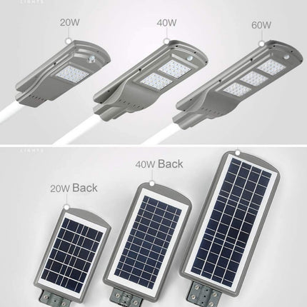 LED Solar Flutlicht mit Bewegungssensor 20W, Straßenbeleuchtung mit Kaltes Licht, für Außen
